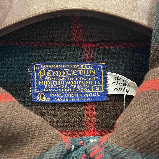 70s Pendleton 펜들턴 체크 버진울 자켓