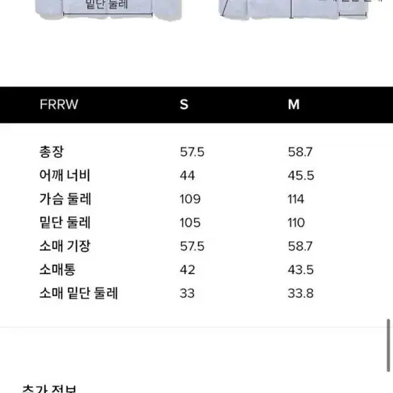 FRRW 프론트로우 에코퍼자켓 아이보리 M 사이즈 (한정판매)