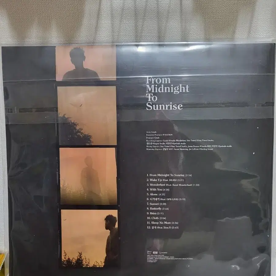 크러쉬 From Midnight To Sunrise lp 미개봉