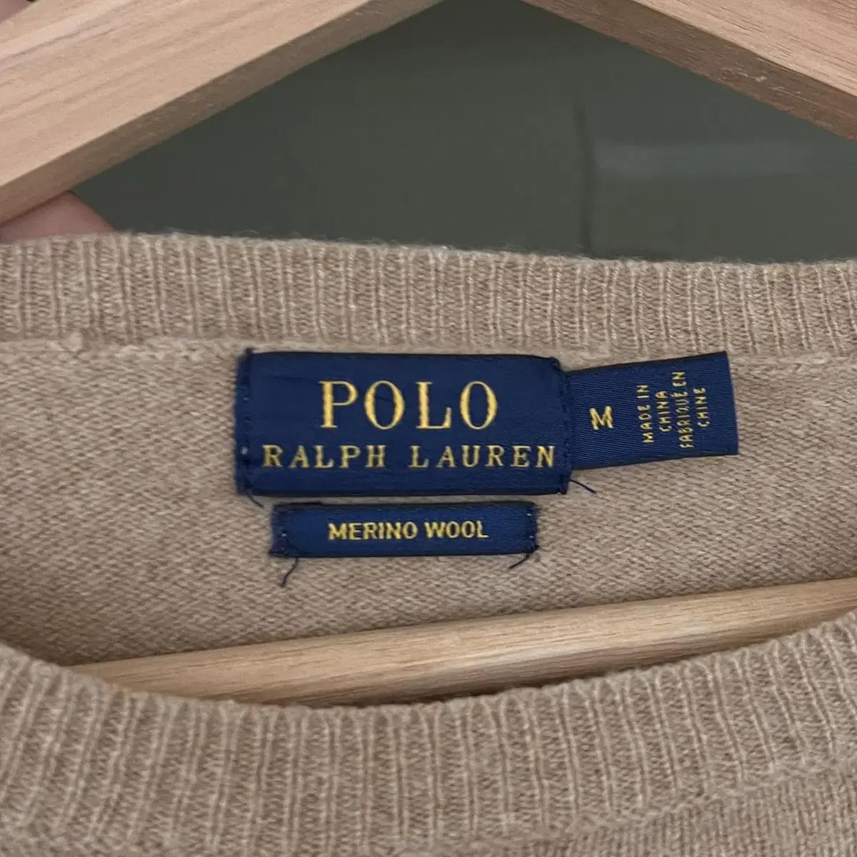 POLO RALPH LAUREN merino wool 100% knit