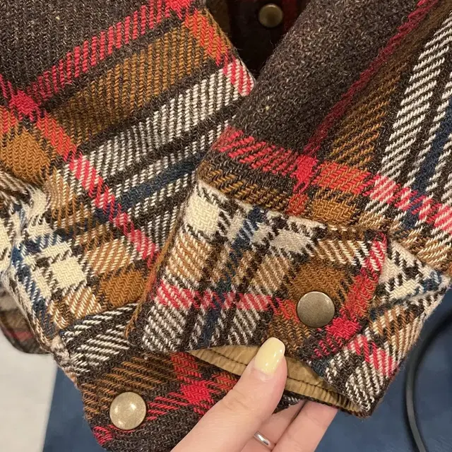 60s Woolrich 울리치 버팔로 체크 웨스턴 울 자켓