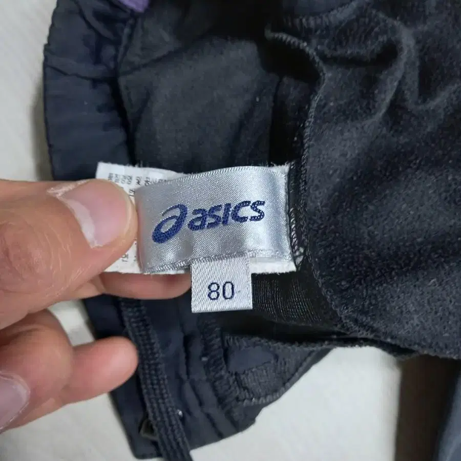 30 asics 여성용 약기모 스판 트레이닝하의 블랙 D30-765