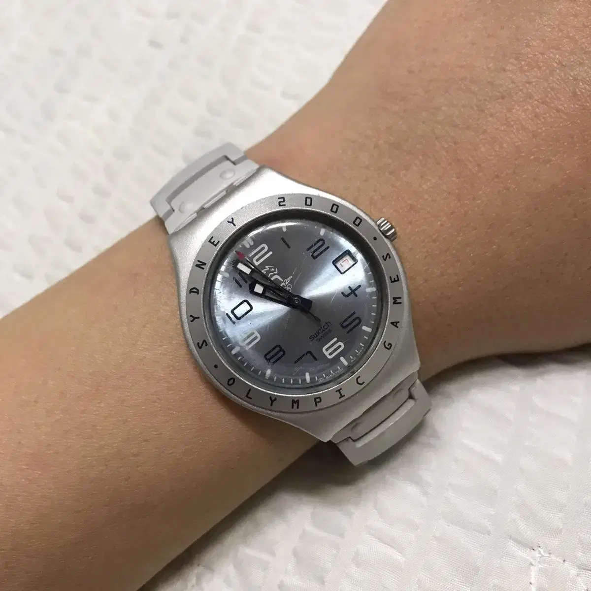 스와치 시드니올림픽 기념 쿼츠 시계 swatch irony watch