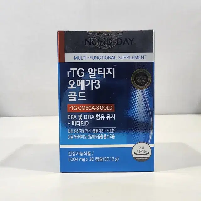 뉴트리디데이 rTG 알티지 오메가3 골드 1004mg x 30캡슐