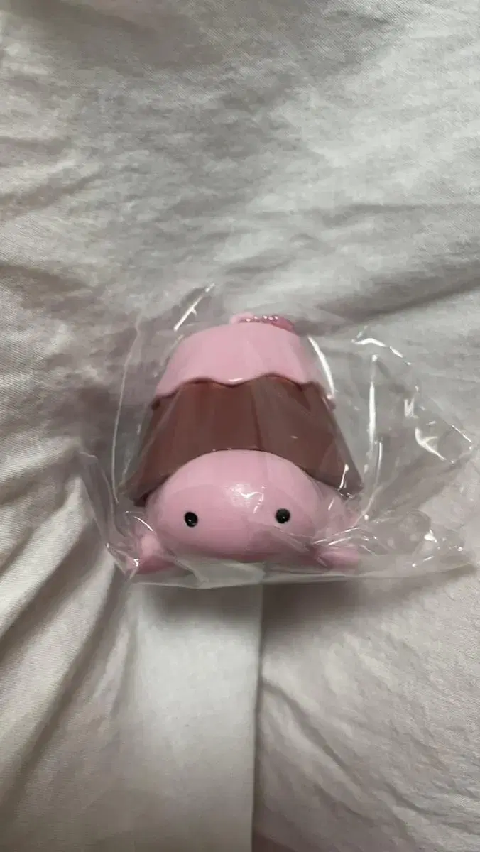 Pink Strawberry Turtle Choco Gacha Figure