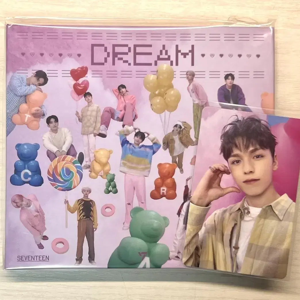 세븐틴 드림 Dream 특전 에스쿱스 준 버논 디노 정한 우지 원우 민규