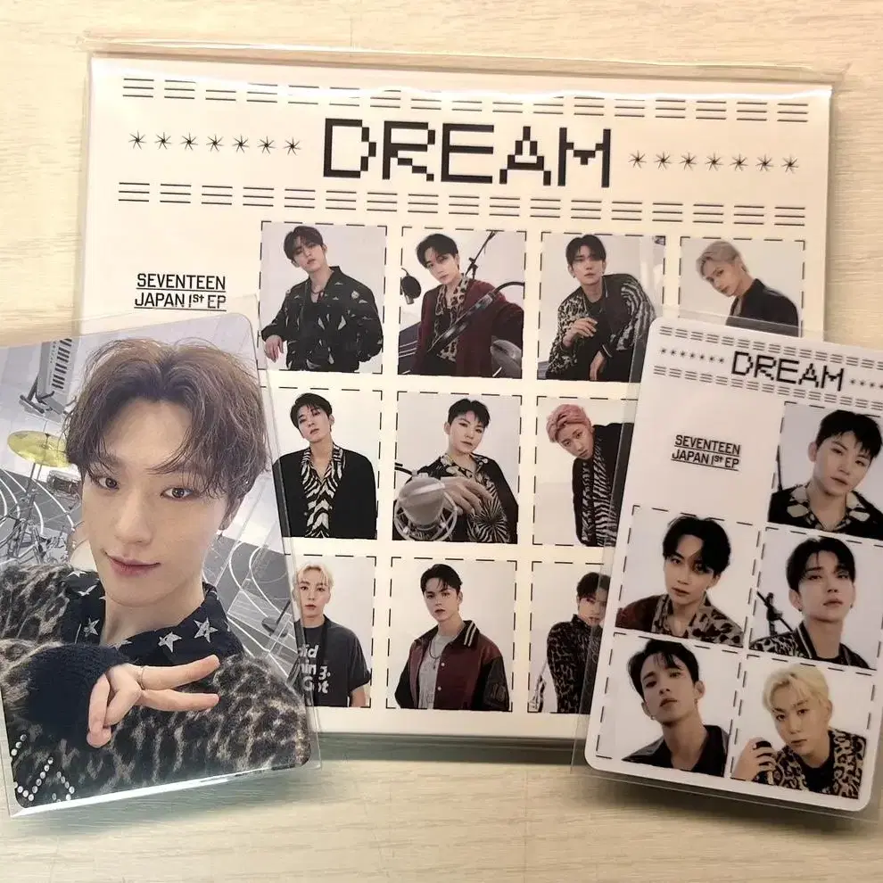 세븐틴 드림 Dream 특전 에스쿱스 준 버논 디노 정한 우지 원우 민규