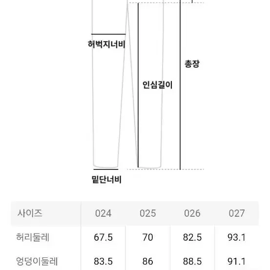 띠어리 하이웨이스트 스트레이트 데님