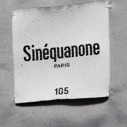 Sinequanone 니트배색 패딩코트(105)