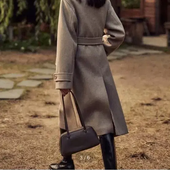 패브릭컬리지 wool hiden double coat