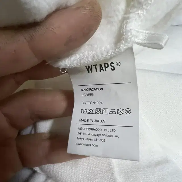 wtaps 더블탭스 맨투맨