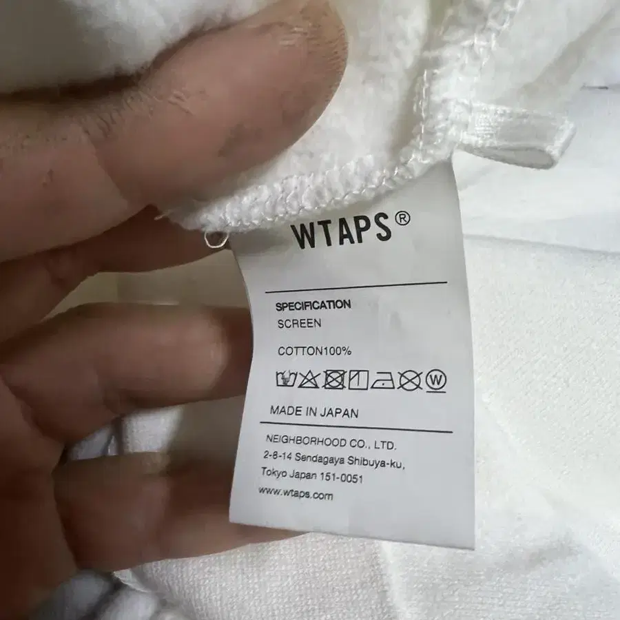 wtaps 더블탭스 맨투맨