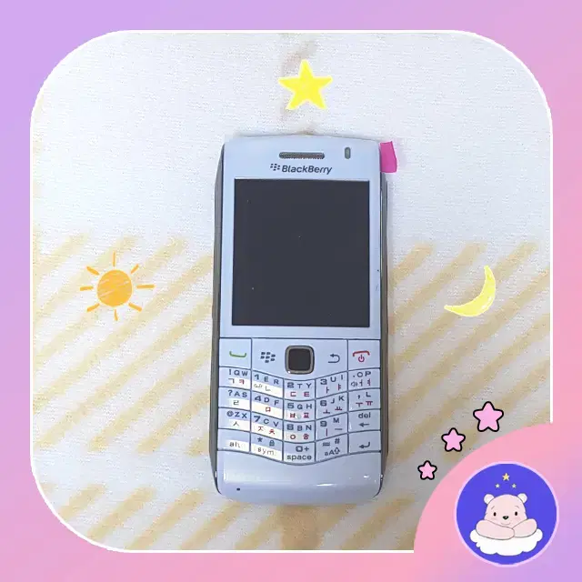 BlackBerry 9100 블랙베리 9100 화이트흰색폰 신품 풀박스