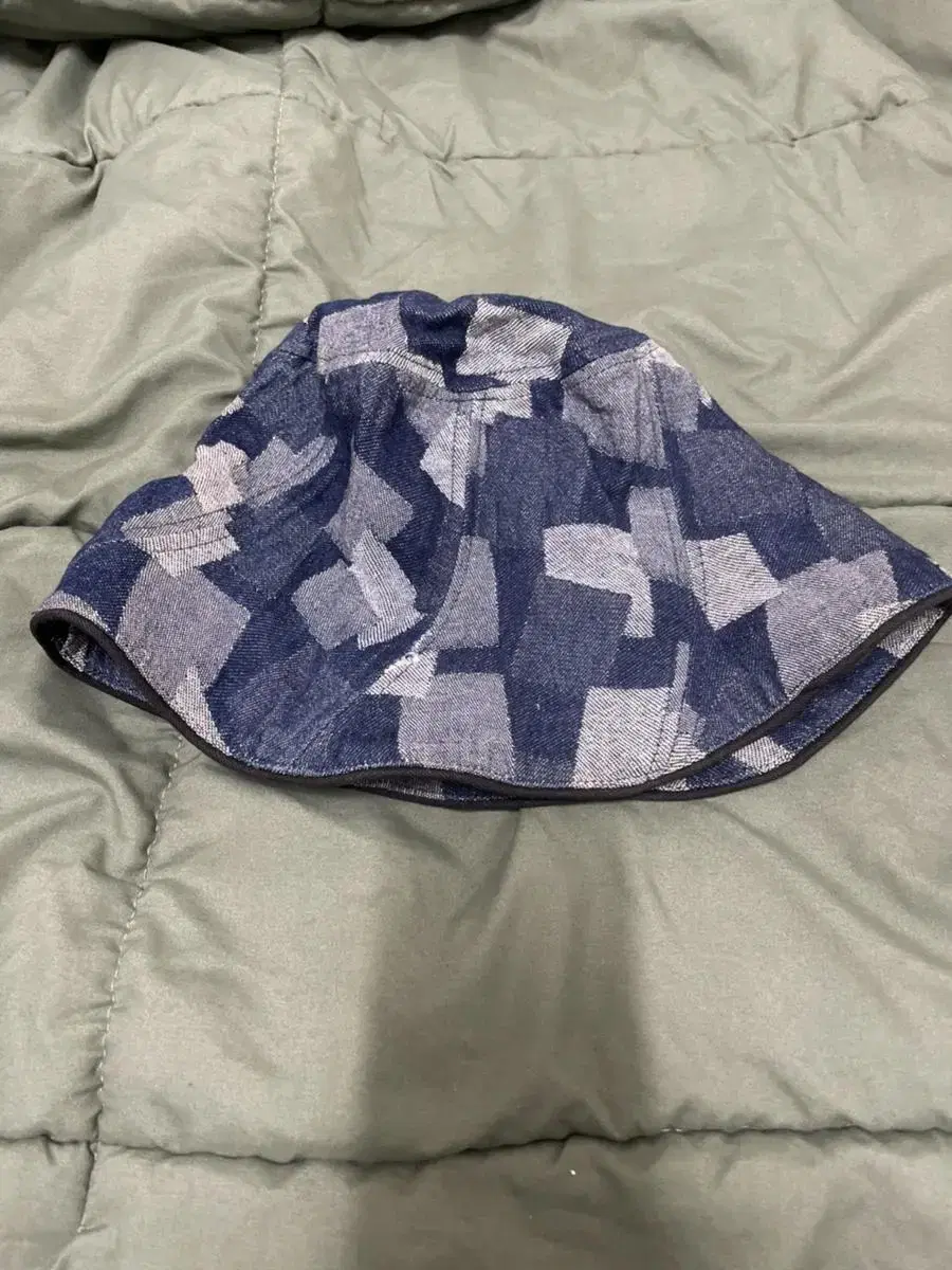 Vintage Denim Patchwork Bucket Hat Jumble