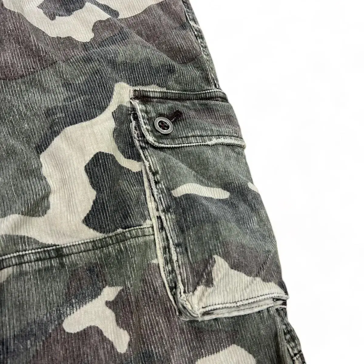 Military Corduroy Cargo Pants