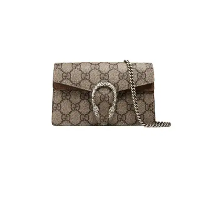 Genuine New Gucci GG Supreme Mini Chain Bag Gucci Bag Gucci Bag