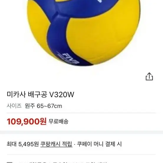 미카사 V320W 배구공