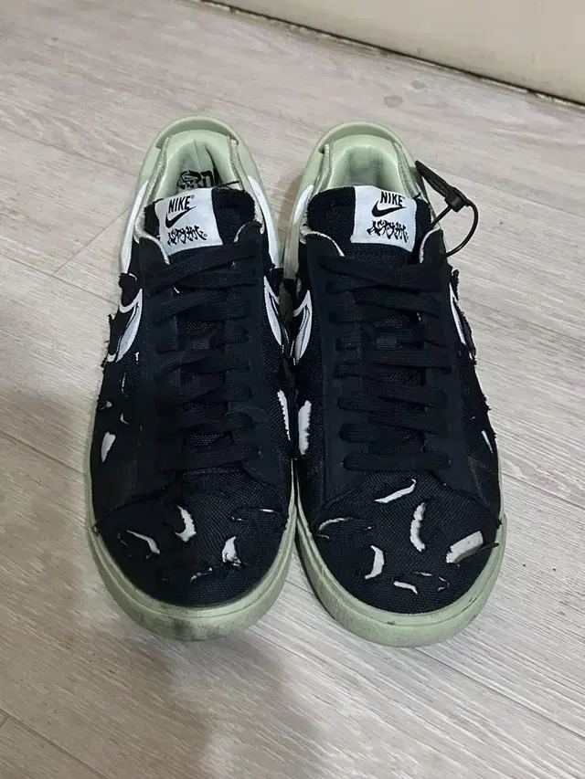 크림발 남성 Acronym X Nike Blazer Low