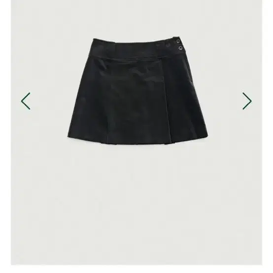 더바넷 Black Glady Velvet Mini Skirt