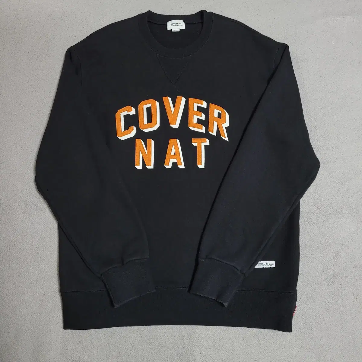 [105] CoverNet Logo Long Sleeve Man-To-Man T-Shirt XL