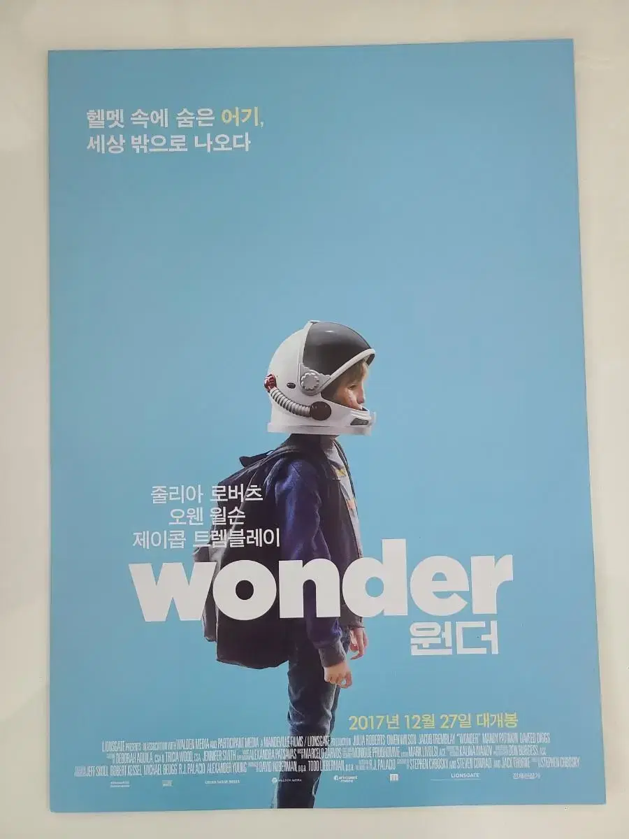 Wonder Movie Flyer Julia Roberts