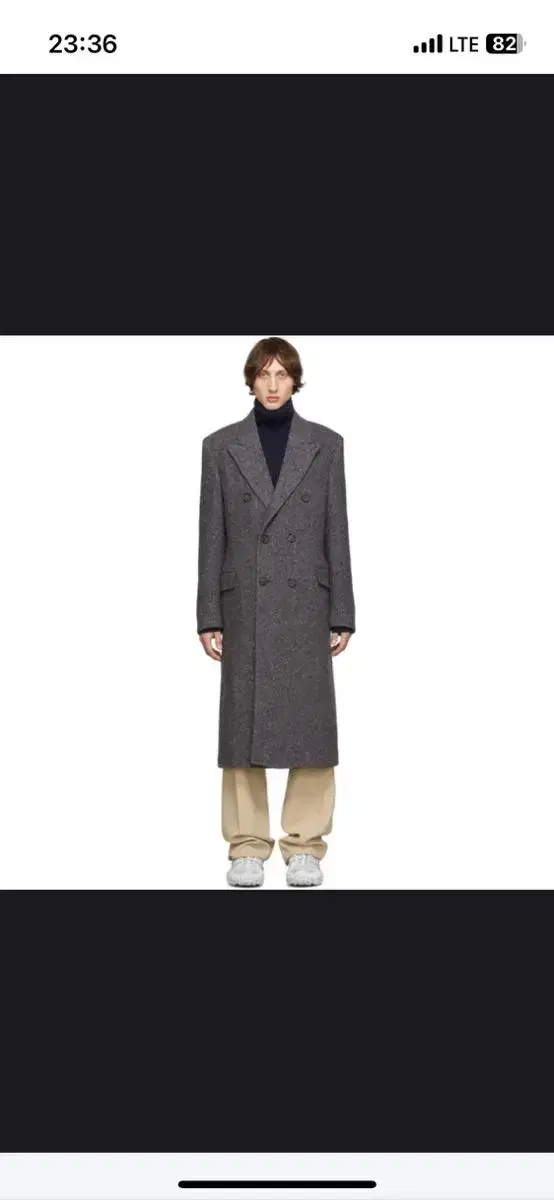 Arcane 19FW Herringbone Long Double Coat