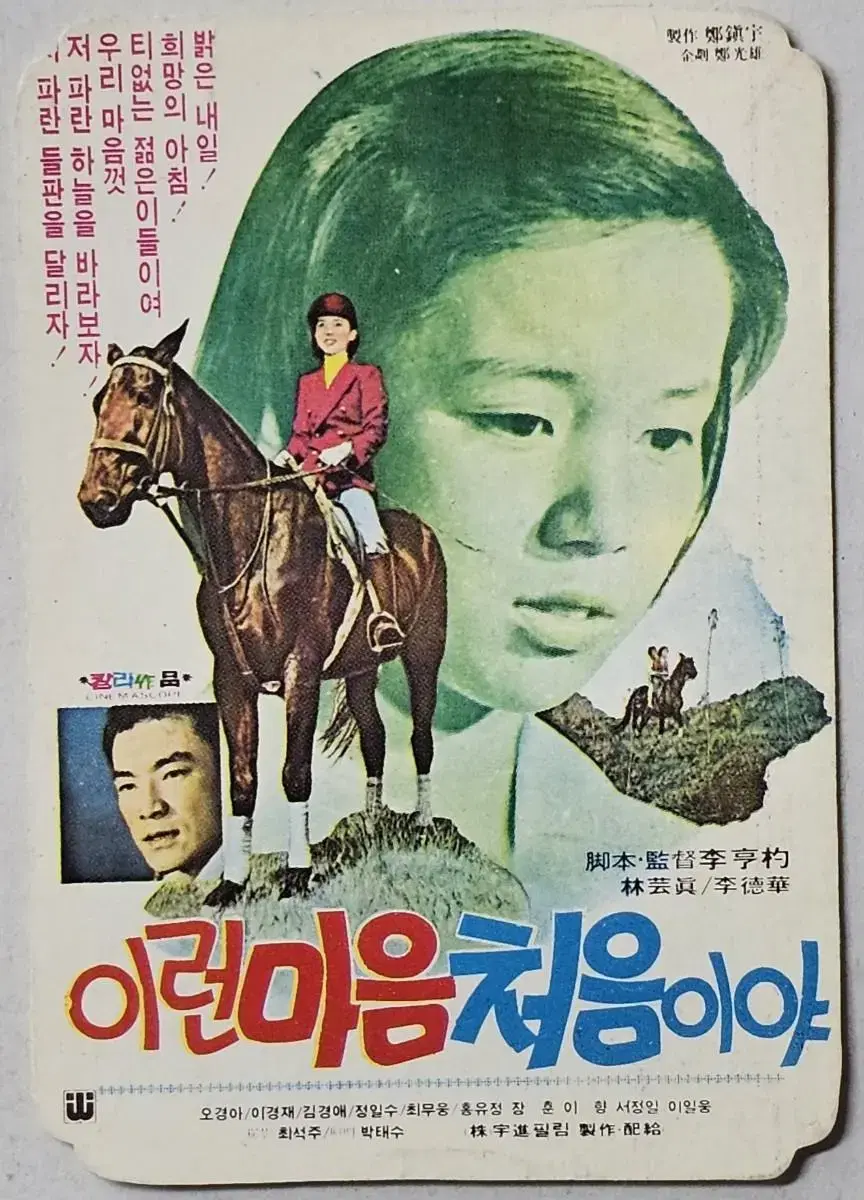 1977년 영화 이런 마음 처음이야 영화카드