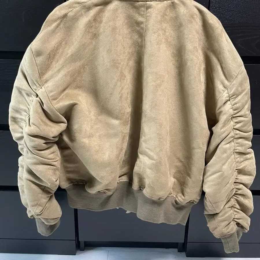 Represent Faux Suede Bomber Jacket