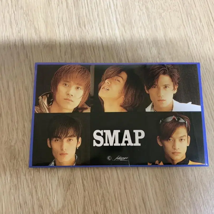 미사용 스맙 SMAP 기름종이 공식 굿즈