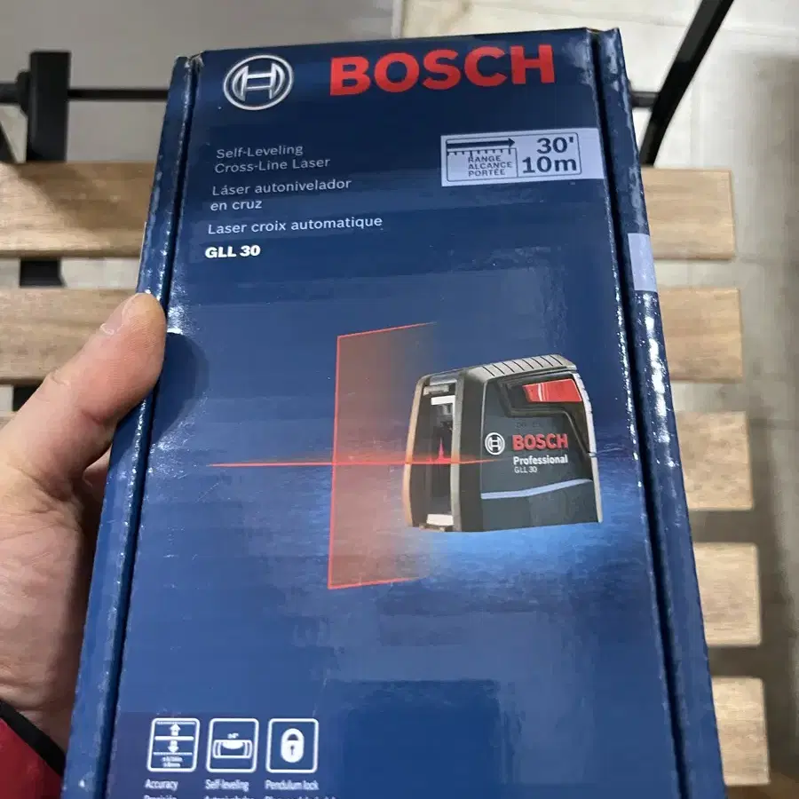 <새제품> 보쉬 레이저 레벨기 수평기 bosch 레벨 수평