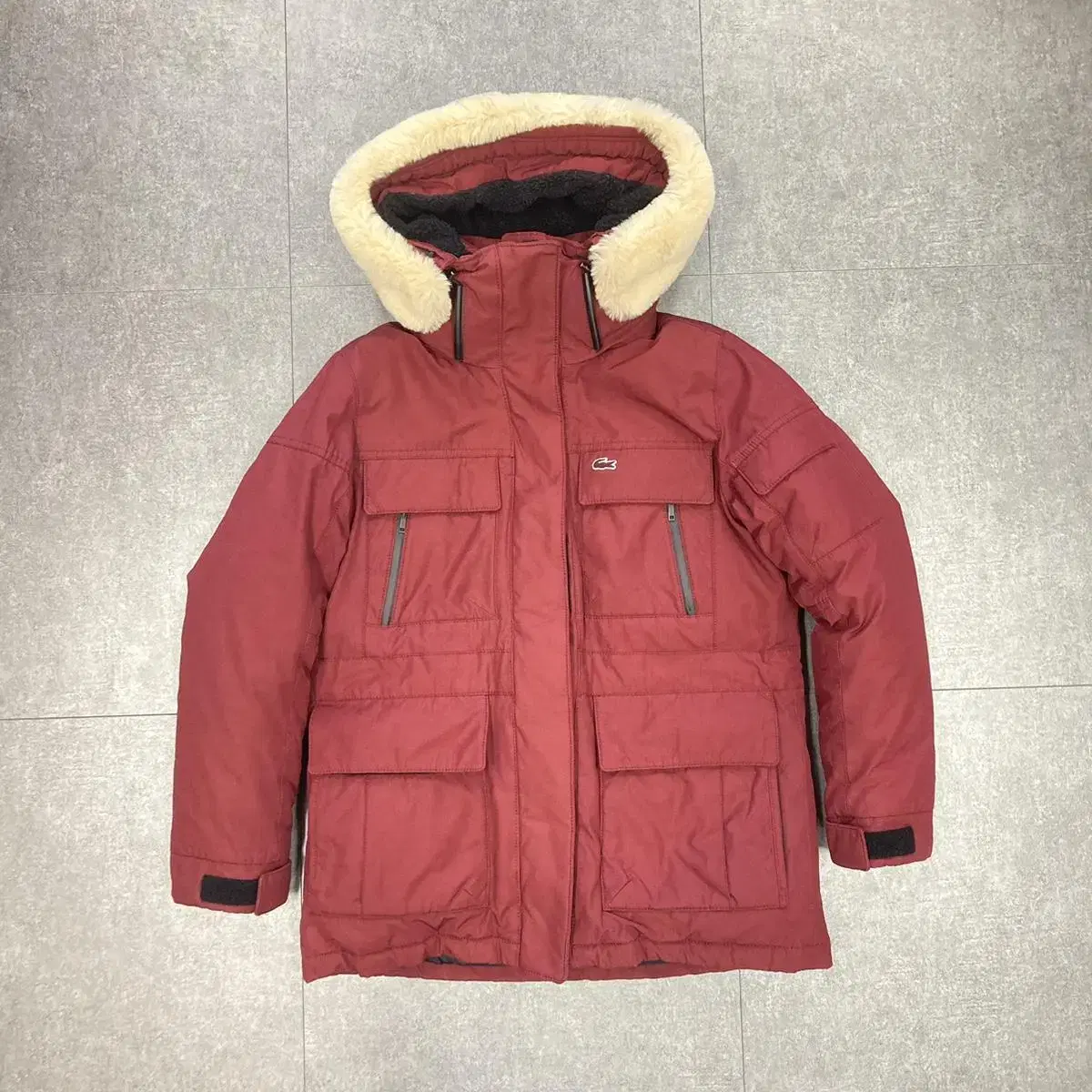 (36) Lacoste Burgundy Duck Down Padding 95