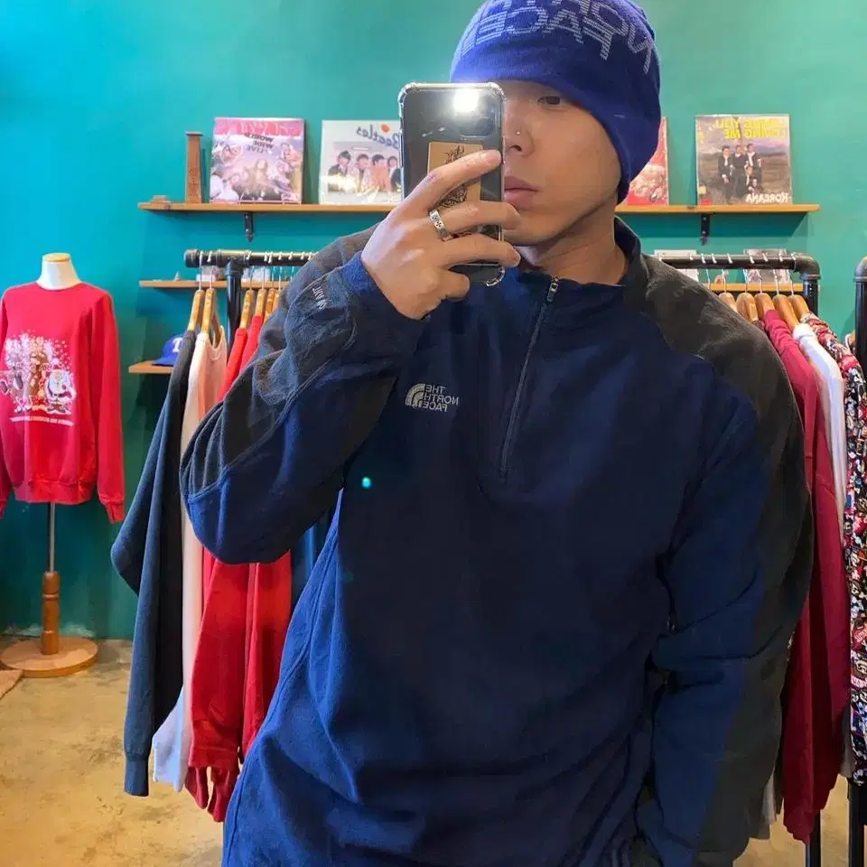 THE NORTH FACE TKA 100 fleece half zip