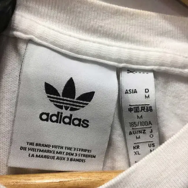 Z3305 아디다스 3컬러 3S 반팔라운드티셔츠 여XL ADIDAS