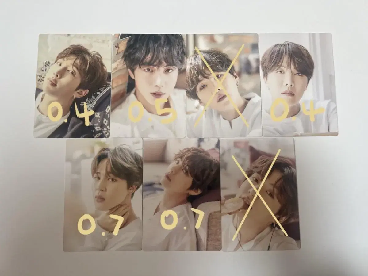 BTS Today Clipboard photocard wts