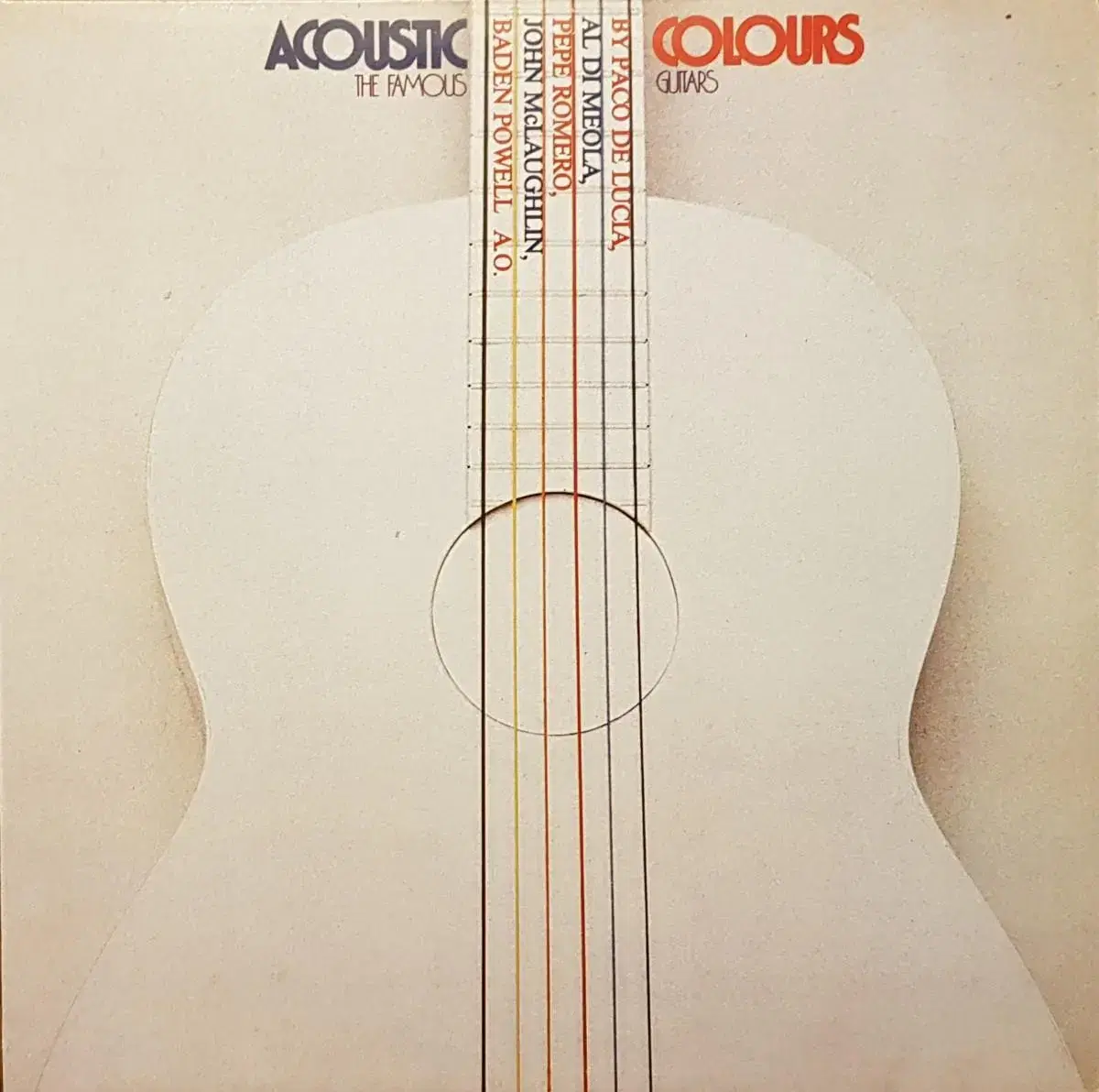 Acoustic Colours - the famous guitars LP