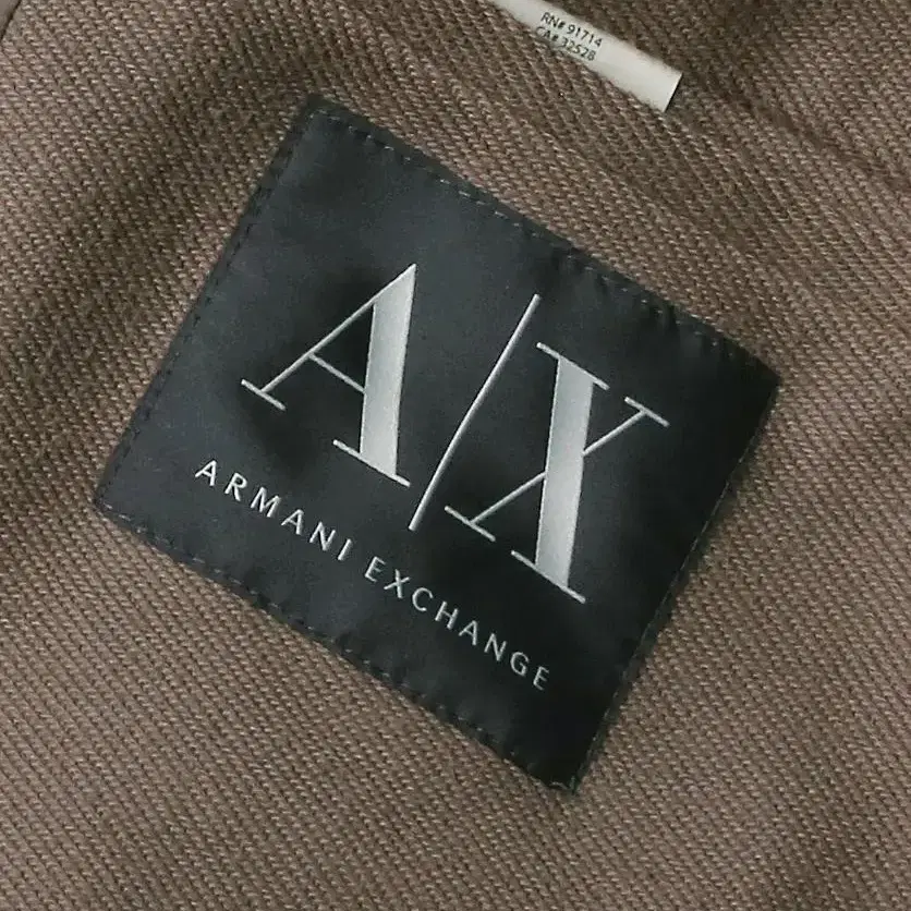 아르마니 익스체인지 [Armani Exchange] 브라운 코튼 자켓