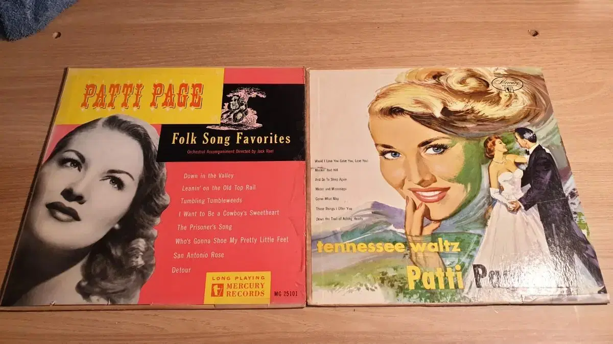 1951년판 PATTI PAGE 10인치 LP