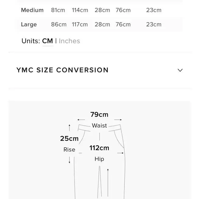 YMC KEATON TROUSERS