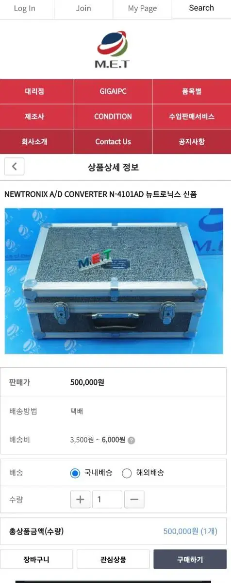 뉴트로닉스A/D converter n4101Ad