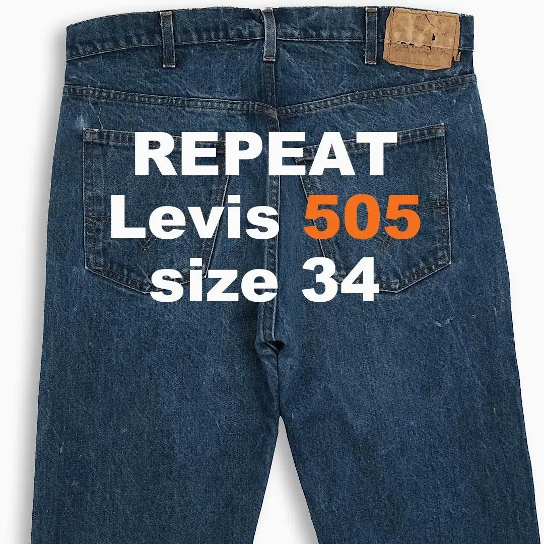 Levi's 505 Orangetab 70s USA 34 Size OR5053697