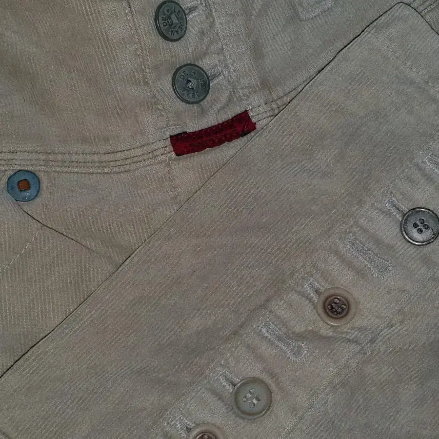 Marithe Francois Girbaud corduroy button