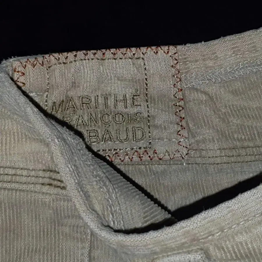 Marithe Francois Girbaud corduroy button