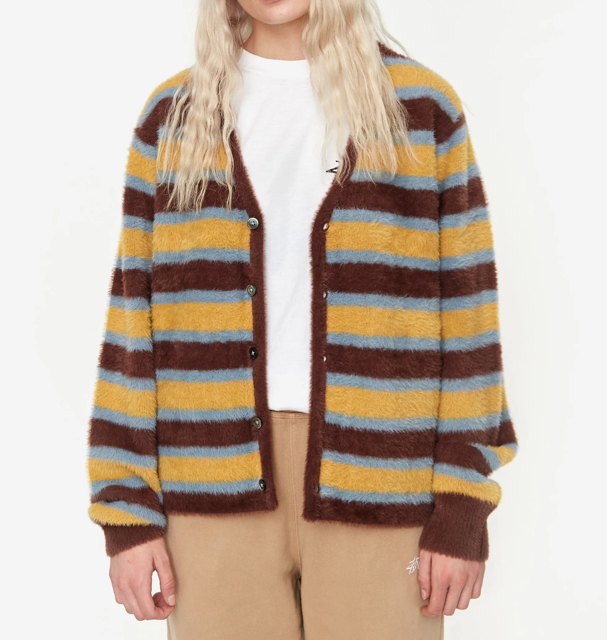 [M] stussy Shaggy Cardigan