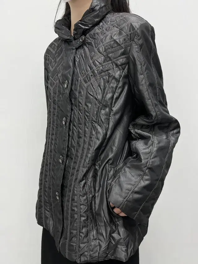 dark silver design jacket