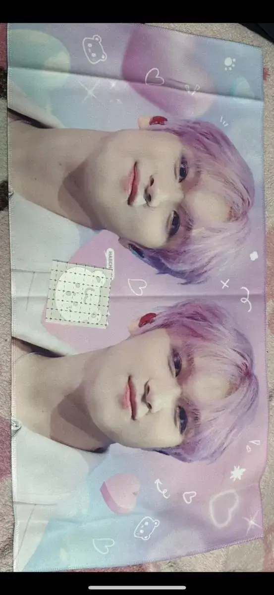 fullsummer haechan slogan pink glitter ver.