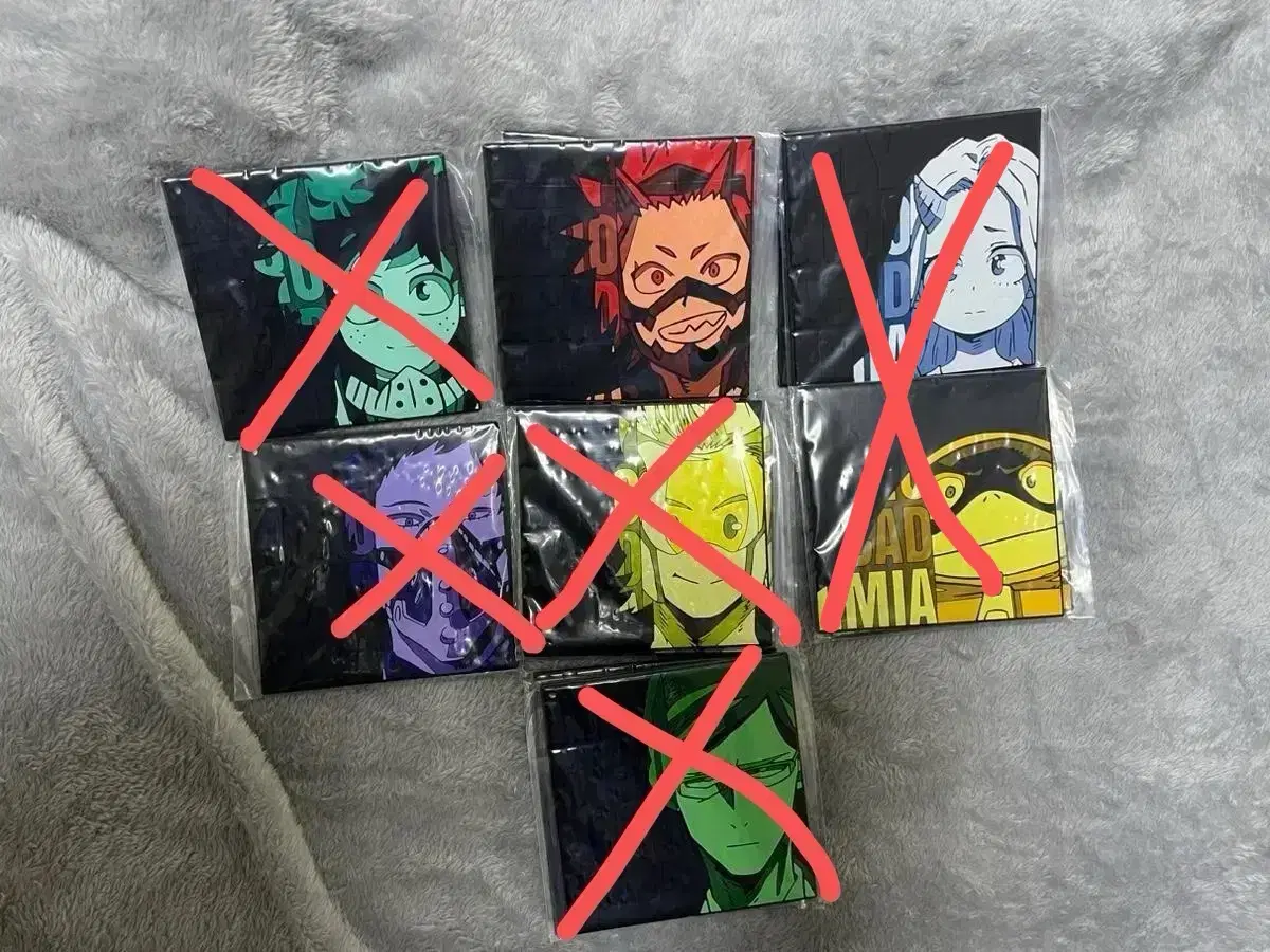 Unsealed) My Hero Academy First Lottery Rubber Coaster