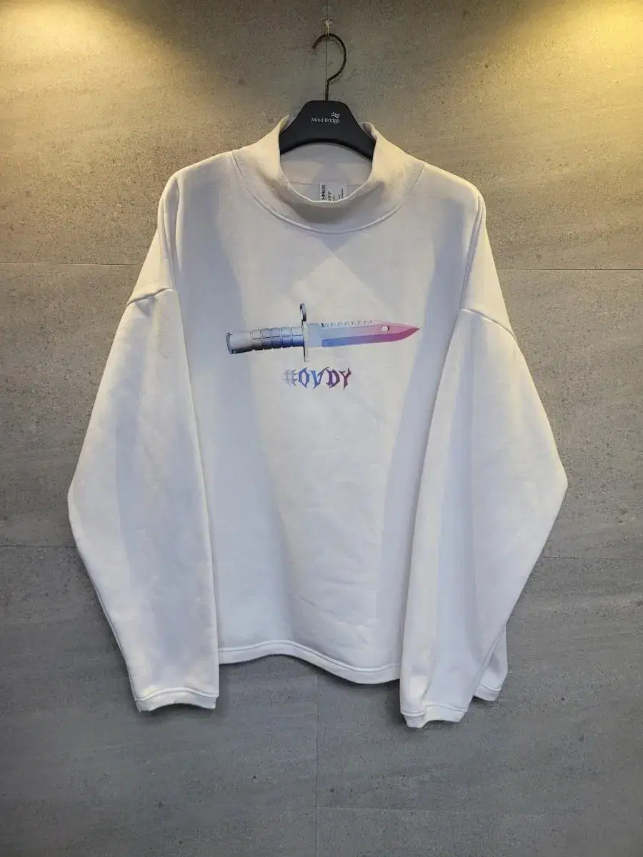 Label off!! white high neck! utility top! T-shirt!