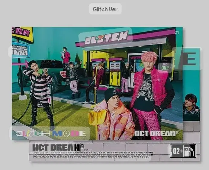 NCT Dream Buffered Glitch Version Poster