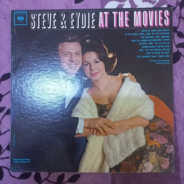 Lp중고 STEVE & EYDIE AT THE MOVIES 음반 판매.