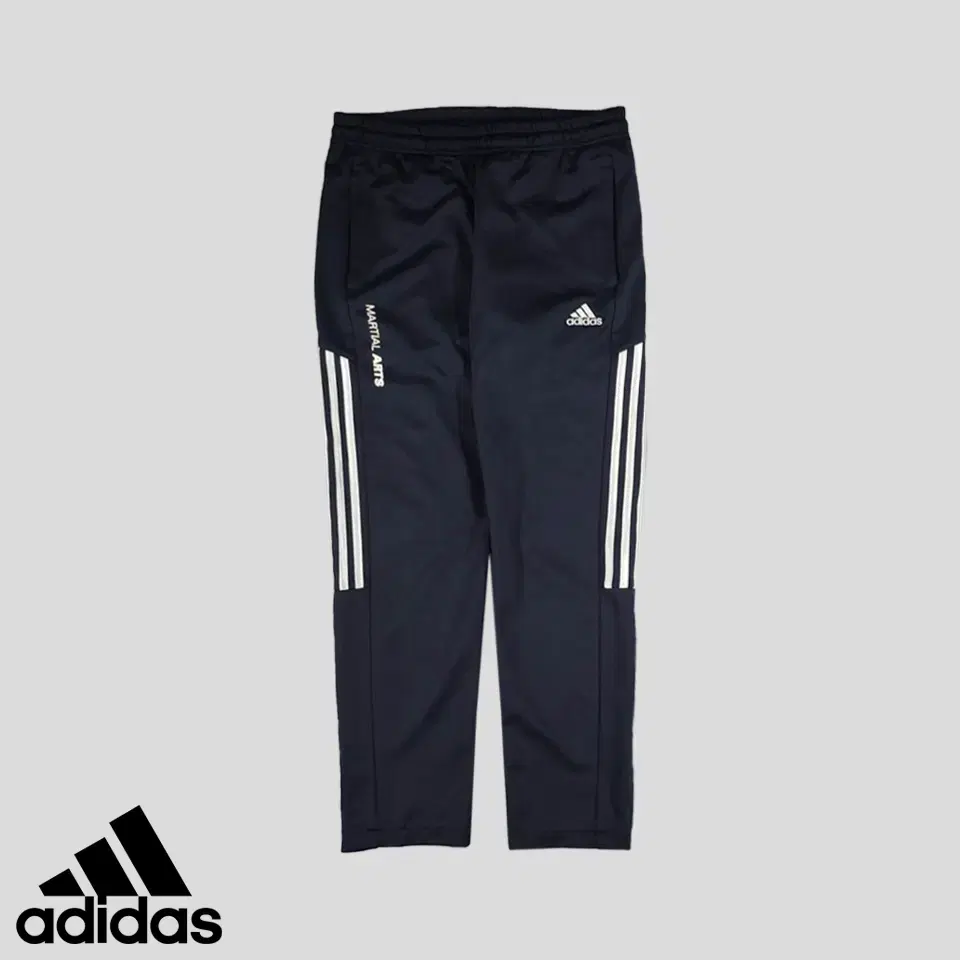 Adidas Navy White Samsun MarshallArts Banded Jersey Sweatpants 30-34